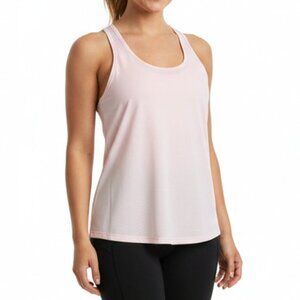 NWT Calme Johnny Was Ease Drawstring Racerback Tank Top in Pink Sz. S